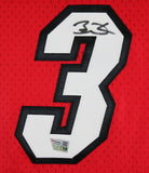 Heat Dwyane Wade Authentic Signed 2005-06 Red M&N HWC Swingman Jersey Fanatics