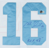 Michel Goulet Signed Quebec Nordiques Inscribed "H.O.F. 98" Jersey (Beckett)