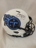 EDDIE GEORGE SIGNED TENN TITANS FS LUNAR ECLIPSE SPEED AUTHENTIC HELMET FANATICS