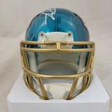 TREVOR LAWRENCE SIGNED JACKSONVILLE JAGUARS FLASH SPEED MINI HELMET FANATICS QR