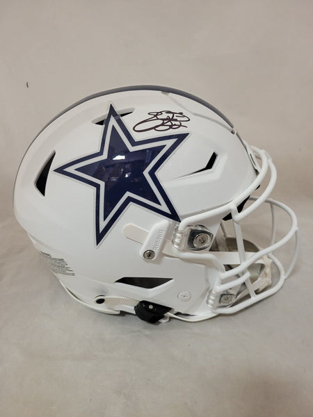 EMMITT SMITH SIGNED DALLAS COWBOYS ALTERNATE SPEEDFLEX AUTHENTIC HELMET PROVA