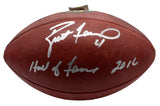 Brett Favre HOF Signed/Autographed Official Leather NFL Football Packers JSA 854