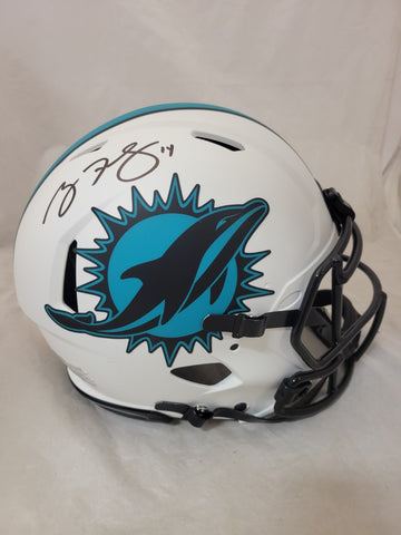 RYAN FITZPATRICK SIGNED MIAMI DOLPHINS LUNAR ECLIPSE AUTHENTIC HELMET BECKETT QR