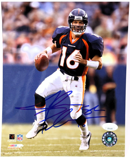 Jake Plummer Autographed 8x10 Photo Denver Broncos James Spence COA