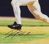 Rickey Henderson Signed New York Mets Framed 16x20 Running MLB Photo