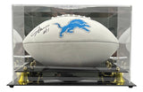 Jameson Williams Signed Detroit Lions Logo Football BAS ITP w/ Case