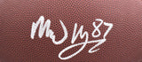 Michael Mayer Autographed Wilson Super Grip Football- Beckett W Hologram *Silver