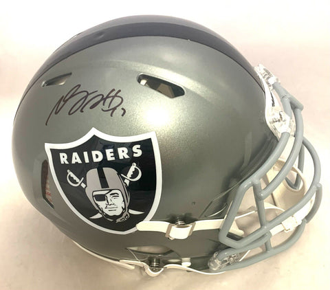 DAVANTE ADAMS SIGNED LAS VEGAS RAIDERS FS FLASH SPEED AUTHENTIC HELMET BECKETT