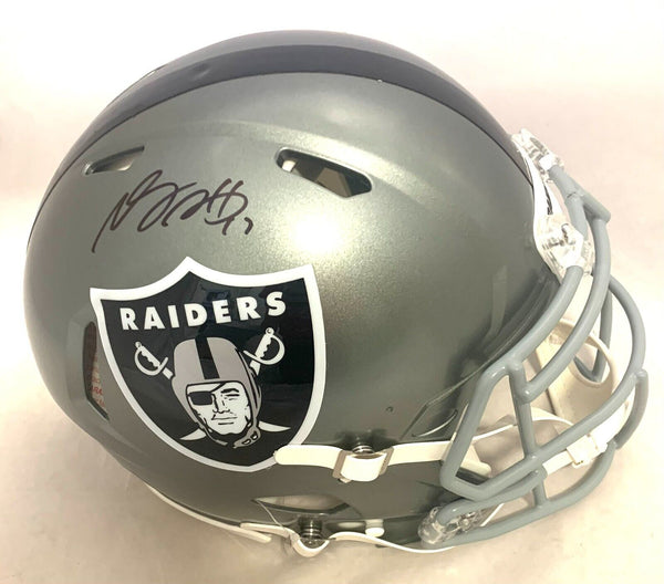 DAVANTE ADAMS SIGNED LAS VEGAS RAIDERS FS FLASH SPEED AUTHENTIC HELMET BECKETT