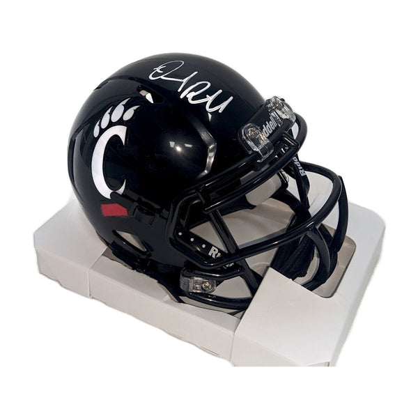 Desmond Ridder Autographed Cincinnati Bearcats Speed Mini Helmet- Beckett