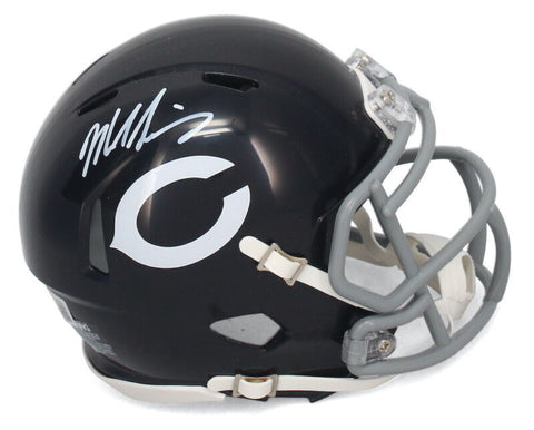 Mike Singletary Autographed Chicago Bears Throwback Mini Speed Helmet Beckett
