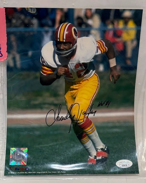 Charley Taylor Autographed Washington Redskins 8x10 Photo | JSA COA