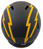 Chargers Antonio Gates Signed Eclipse Full Size Speed Rep Helmet W/ Case BAS Wit