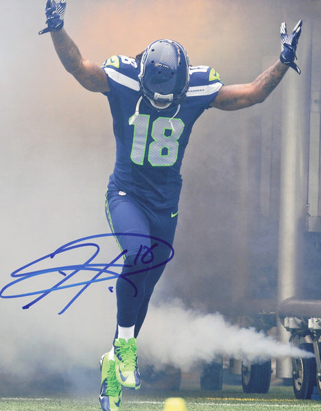 Sidney Rice Autographed Signed 11x14 Photo Seattle Seahawks SKU #243986