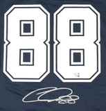 CeeDee Lamb Autographed Dallas Cowboys Blue Nike Game Jersey - Fanatics *Silver