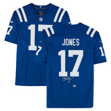 Daniel Jones Autographed Indianapolis Colts Royal Blue Nike Game Jersey Fanatics