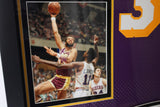Kareem Abdul-Jabbar Autographed Los Angeles Lakers Jersey Deluxe Framed TriStar