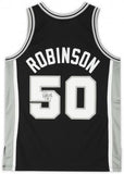 FRMD David Robinson Spurs Signed Black Mitchell & Ness 1998-99 Authentic Jersey