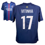 Vitinha Signed PSG Home Soccer Jersey #17 with Beckett Witness