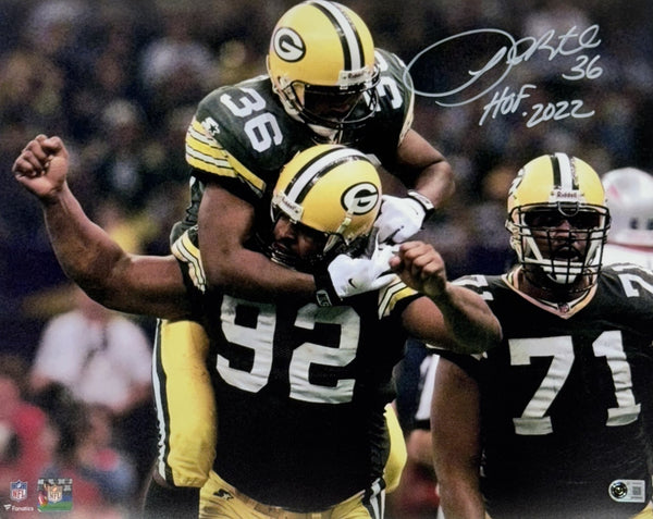 Packers SB XXXI Champ LEROY BUTLER Signed 16x20 Photo #4 AUTO w/ HOF '22 - BAS