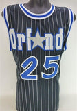 Nick Anderson Signed Orlando Magic Black Pinstriped Home Jersey (JSA COA)