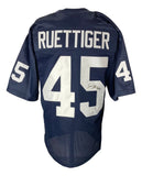 Sean Astin Signed Custom Blue College Football Jersey Rudy Inscribed JSA ITP