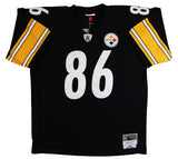 Steelers Hines Ward "SB XL MVP" Signed Black Mitchell & Ness Jersey BAS Witness