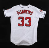 Gary DiSarcina Signed Angels Majestic Authentic Jersey w/35th Anniversary Patch