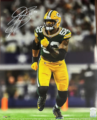 Packers Linebacker RASHAN GARY Signed 16x20 Photo #2 AUTO - JSA