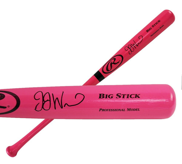 JJ Wetherholt Signed St. Louis Cardinals Rawlings Big Stick Pink MLB Bat