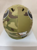 WILL ANDERSON SIGNED HOUSTON TEXANS CAMO SPEED MINI HELMET FANATICS QR