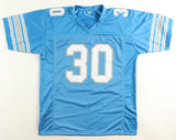 Cory Schlesinger Signed Detroit Lions Jersey Inscribed "3x Pro Bowl"(Beckett) FB