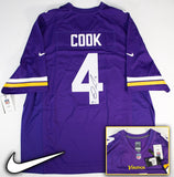 Dalvin Cook Signed Minnesota Vikings Nike Replica Game Jersey Size 3XL/ Beckett
