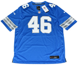 JACK CAMPBELL AUTOGRAPHED DETROIT LIONS #46 BLUE NIKE JERSEY FANATICS