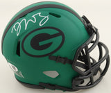 Dontayvion Wicks Signed Green Bay Mini Helmet (JSA) Ex-Unv of Virginia Receiver