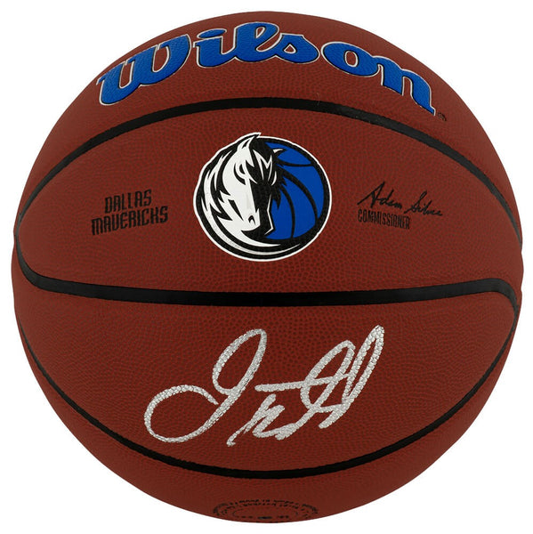 Jason Kidd Signed Dallas Mavericks Logo Wilson NBA Basketball - (SCHWARTZ COA)