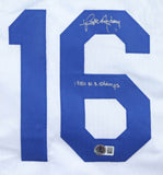 Rick Monday Signed Los Angeles Dodgers Jersey Inscribed 1981 W.S Champs /Beckett