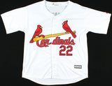 Mike Matheny Signed St Louis Cardinal Jersey (Beckett COA) Cards Manager 6 years