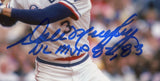 Dale Murphy Signed Atlanta Braves Unframed 8x10 MLB Photo with "NL MVP 82, 83"