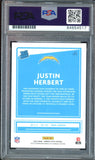 2020 Panini Donruss Optic #153 Justin Herbert RC Rookie PSA/DNA Auto Authentic