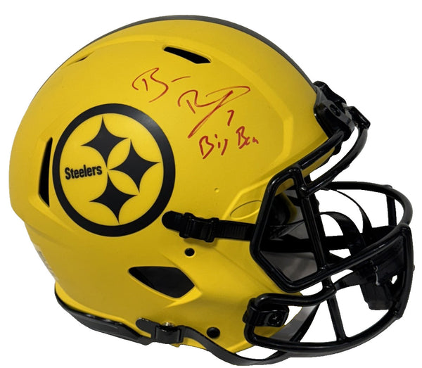 Ben Roethlisberger Signed Rave Speed Auth Helmet Big Ben Auto Steelers Fanatics
