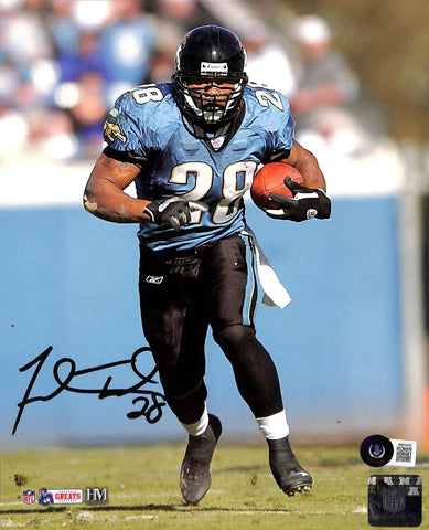 Fred Taylor Autographed Jacksonville Jaguars 8x10 Photo Beckett 42543
