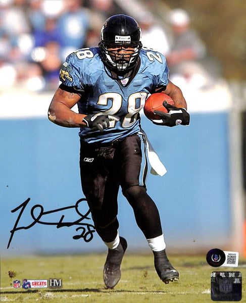 Fred Taylor Autographed Jacksonville Jaguars 8x10 Photo Beckett 42543