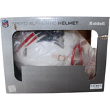 Rob Gronkowski Signed New England Patriots Pro Flat White Helmet Beckett 54598
