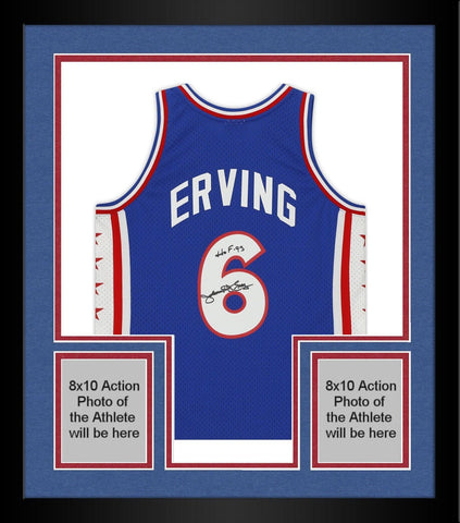 FRMD Julius Erving 76ers Signed Mitchell & Ness 1982-83 Hardwood Jersey w/Insc