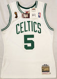 Celtics Kevin Garnett Autographed Mitchell Ness Finals Patch Jersey M Beckett B