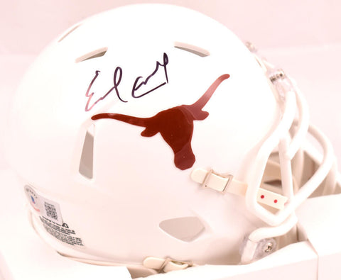 Earl Campbell Autographed Texas Longhorns Speed Mini Helmet - Beckett W Hologram