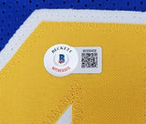 Jamaal Wilkes Signed San Francisco Warriors Jersey (Beckett) 4xNBA Champ / UCLA