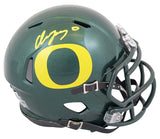 Oregon Christian Gonzalez Authentic Signed Speed Mini Helmet BAS Witnessed