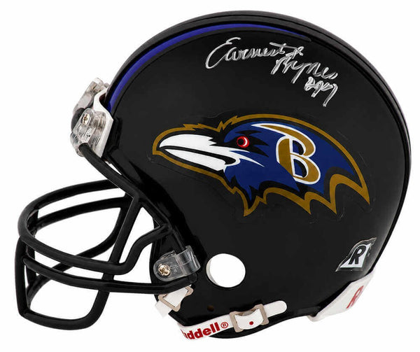 Earnest Byner Signed Baltimore Ravens Riddell (VSR4) Mini Helmet -(SCHWARTZ COA)